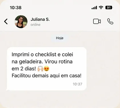 Depoimento de mãe usando o Kit do Almoço sem Tela